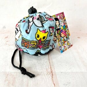 NWT Tokidoki Universa Print Reusable Foldable Shopper Tote Bag